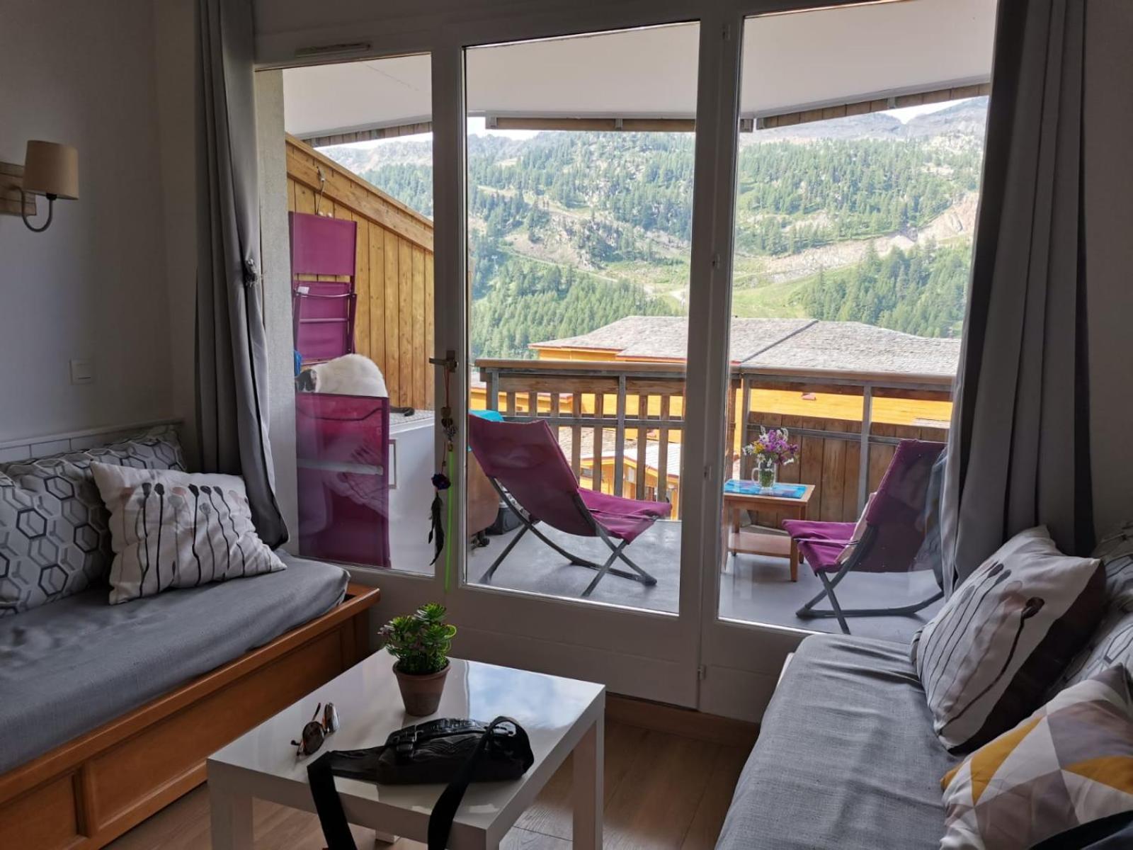 2 Pieces Avec Terrasse Et Vue Sur Les Pistes Apartamento Isola 2000 Exterior foto
